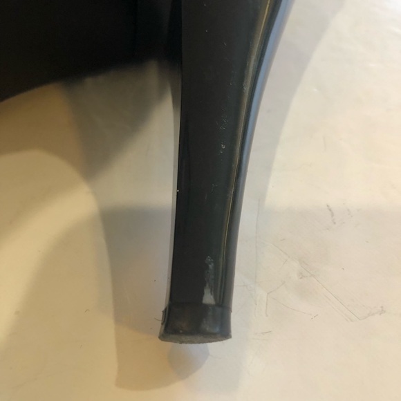 Tahari Size 8.5 Eva heels with beaded embellishments on strap. Black suede. - Picture 11 of 16